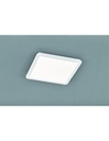 Plafoniera Quadrata Led Dimmerabile Bianco IP44 40x40 cm