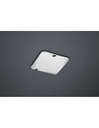 Plafoniera Quadrata Led Dimmerabile Cromo IP44 30x30 cm