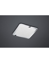Plafoniera Quadrata Led Dimmerabile Cromo IP44 40x40 cm