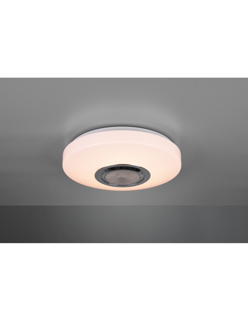 Plafoniera Moderna Led RGB Bluetooth Maia Ø33 cm Bianco