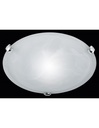 Plafoniera Rotonda Vetro Bianco Adrian Ø30 cm Trio Lighting