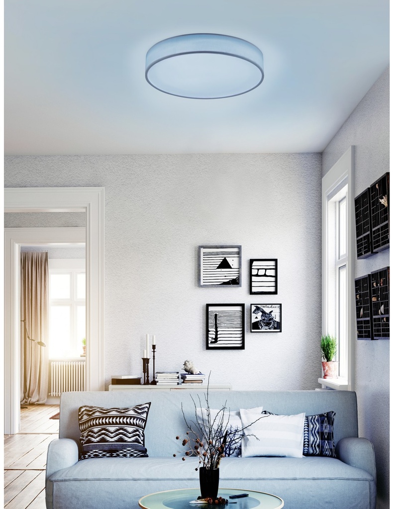 Plafoniera Soffitto Moderna LED RGB Dimmer Diamo Ø75 cm