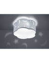 Plafoniera Stanza Bambino Moony Azzurro Decori Lune e Stelle Ø40 cm
