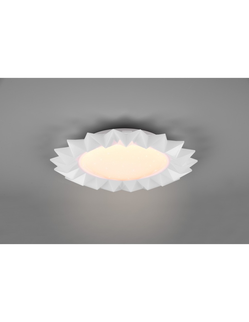 Plafoniera Sunflower Doppio Led Dimmer Rgbw Ø41 cm