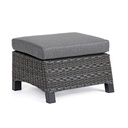 Poggiapiedi con cuscino da esterno - Misure: 57x60x40 cm