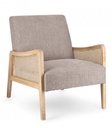 Poltrona Deanna Oyster - Design Accogliente e Raffinato - Dimensioni: 67,5 x 82 x 83 cm