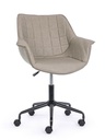 Poltrona da ufficio tortora Joshua - 53x60x82 cm