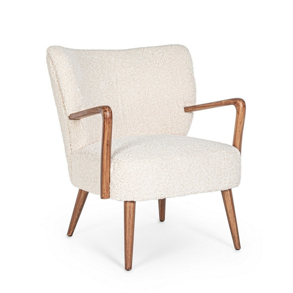 Poltrona vintage Moritz bianca