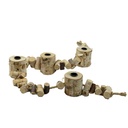 Portacandele steccato tronco cm110