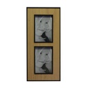 Cornice foto da parete in legno Budapest multiplo 2p rettangolare cm40,5x18,5x1,5