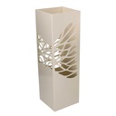 Portaombrelli Metallo Albero Crema Quadro 15,5x15,5 cm