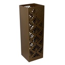 Portaombrelli Metallo Damasco Oro Quadro 15,5x15,5 cm