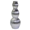 Portavaso in resina argento ø45x120 cm