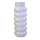 Portavaso in resina bianco lucido 45x120 cm