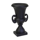 Portavaso in resina nero opaco 48x48x90 cm