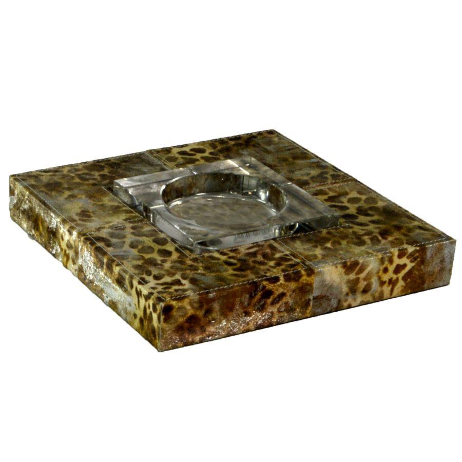 Posacenere maculato quadro cm25x25h4