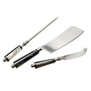 Set di 3 Coltelli da Tavola, Dimensioni 22/30 cm