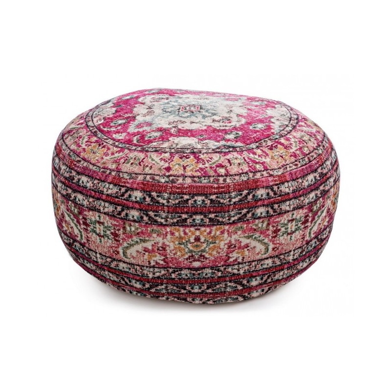 Pouf etnico Tango, Cotone, Imbottitura in Poliestere, 60x25 cm