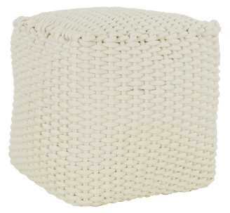 Puff quadrato in corda qi-0014 40x40x40 cm