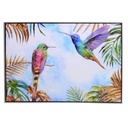 Quadro dipinto Colibri' - 92x62x4,5 cm
