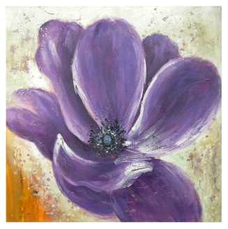 Quadro Fiore Viola YC-1839 100x100x3 cm