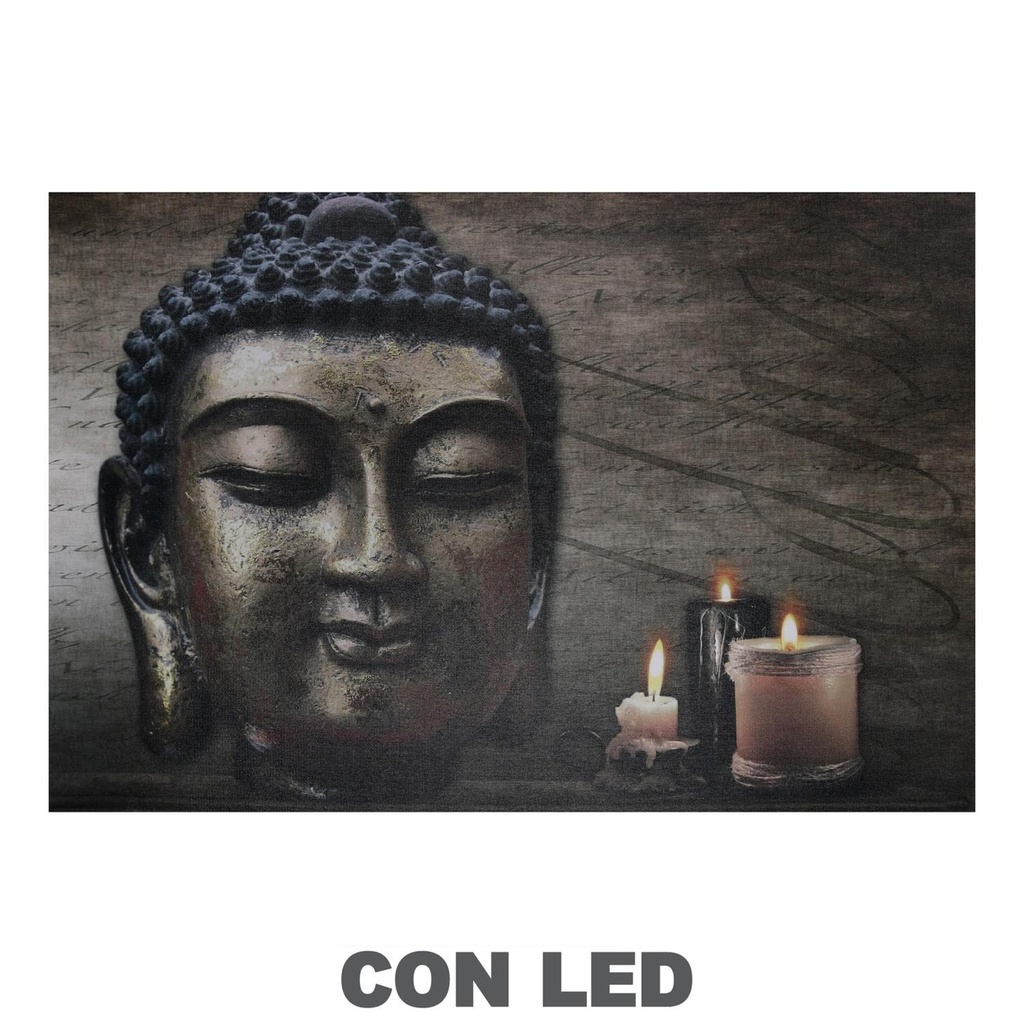 Quadro LED Buddha 60x2,3x40 cm