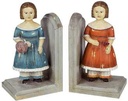 Reggilibri coppia bimba, dimensioni 22 x 11 x 24 cm