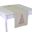 Runner tessuto stile 11 beige cm40x140