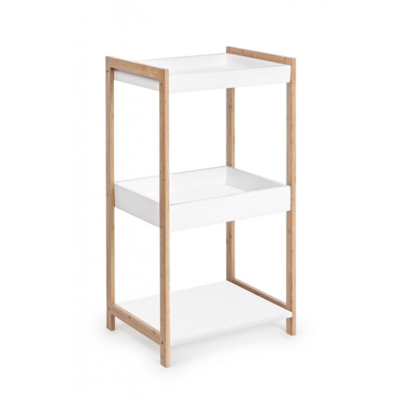 Scaffale in Bamboo portaoggetti 40x32x79,2h