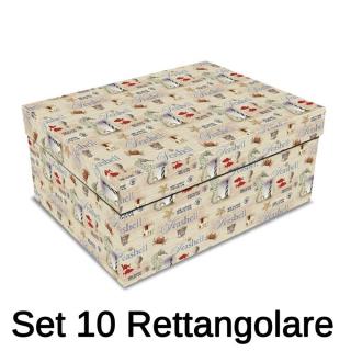 Scatola Cartone Rettangolare 1-10 Salvagente cm43x35h17