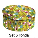 Scatola cartone per gufi 1-5, 40,5x17,8 cm