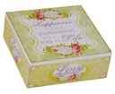 Scatola Grande Quadrata Happiness - 22 x 22 x 7 cm