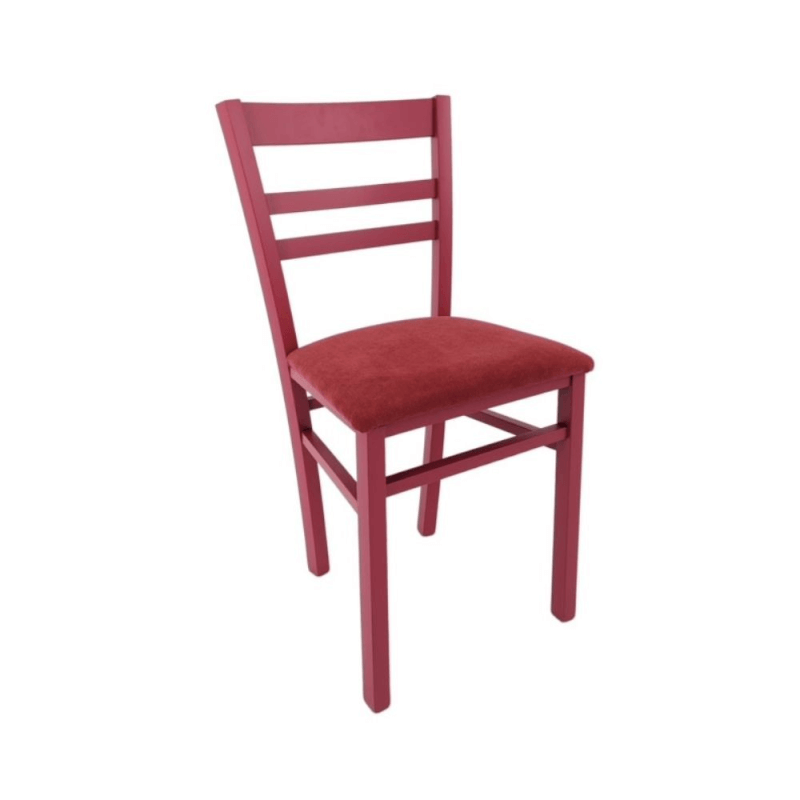 Sedia Cromica rosso