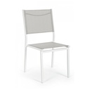 Sedia da esterno bianca Hilde Cloud - 46 x 57 x 88 cm