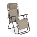 Sedia a sdraio Martin tortora da esterno