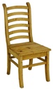 Sedia in legno di pino op-0421cm, dimensioni 46 x 56 x 99 cm