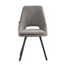 Sedia imbottita grigia Blauss  85x56x48 cm