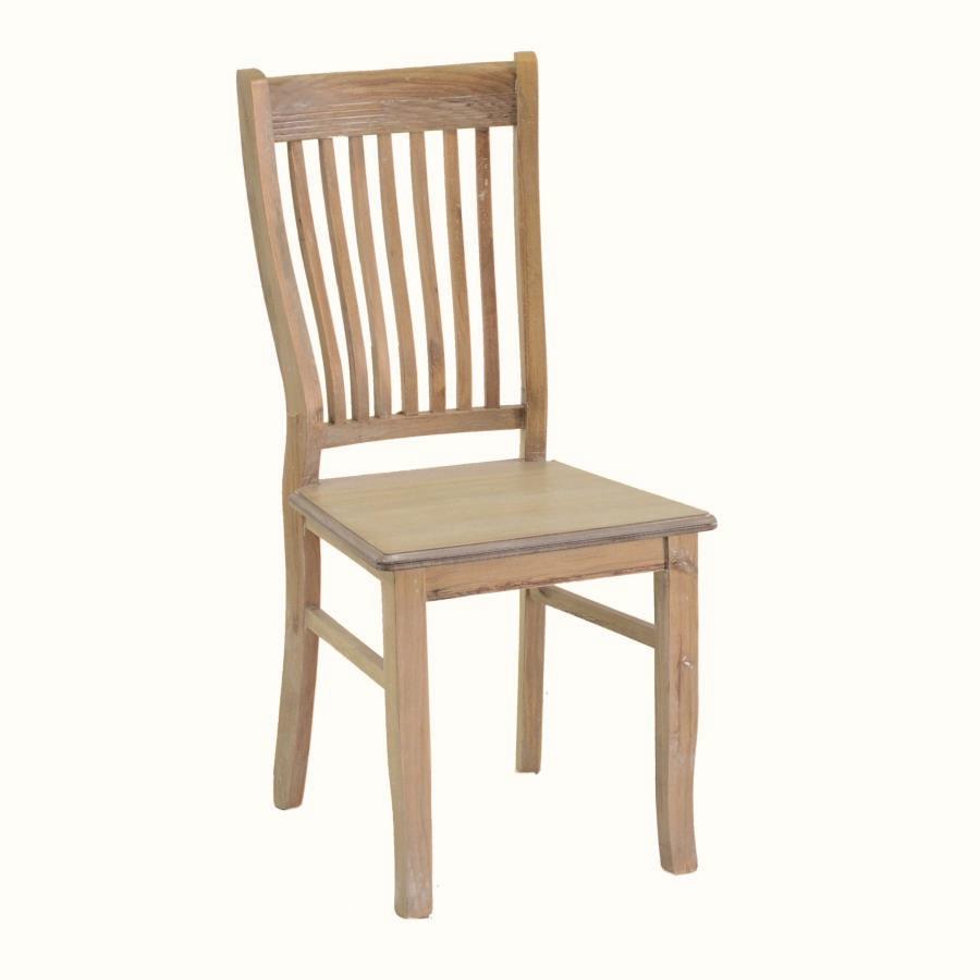 Sedia in legno anticato decape, dimensioni 43x40x90 cm