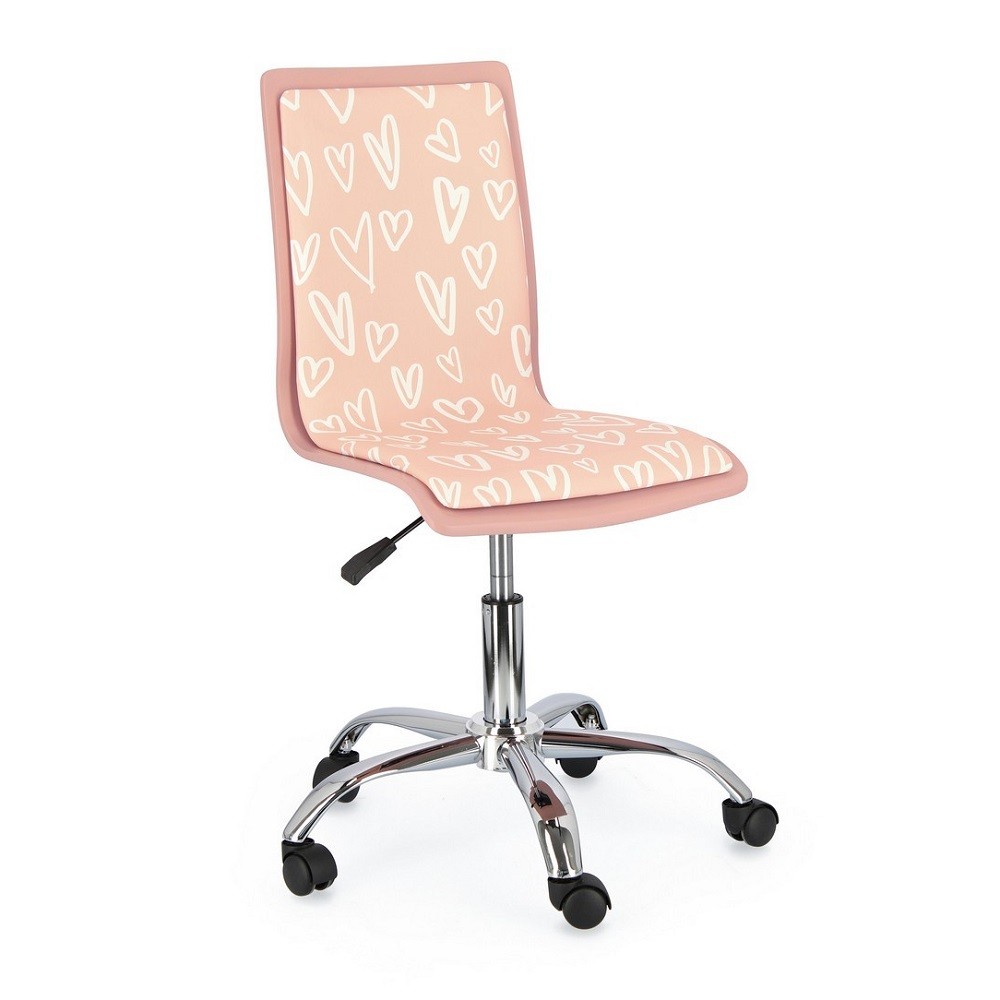 Sedia ufficio acciaio similpelle Young Hearts 42,5 x 40 x 87 cm