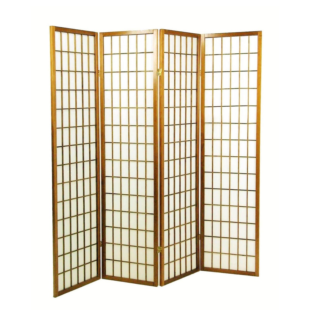 Paravento in carta di riso naturale 180 x 180 cm