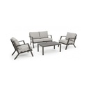 Set salotto Harley coffee 4 pezzi