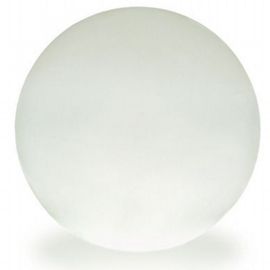 Sfera da pavimento in resina ad alta resistenza, completa di picchetto, 200mm di altezza, bianca