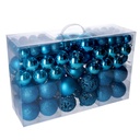 Sfera plastica azzurra cmø4,6,8 - Confezione da 100 pezzi