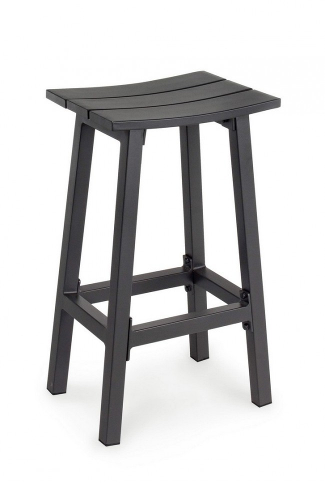 Sgabello Bar Nero h71cm