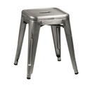 Sgabello in ferro galvanizzato 39x39x45 cm