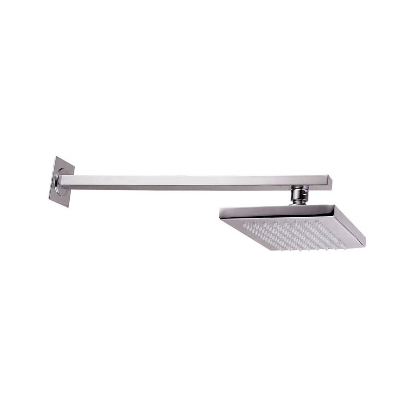 Soffione per doccia a parete finitura cromo