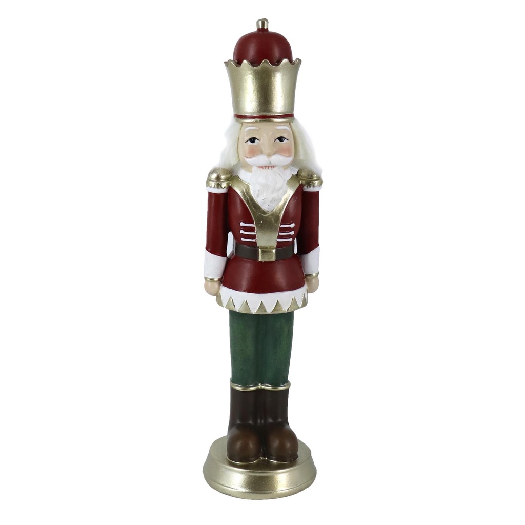 Soldatino rosso in resina 7,5x7,5x30,5 cm