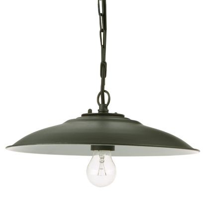 Sospensione Grande E27 Grafite - Struttura in Alluminio Pressofuso - Lampada Esclusa - Adatta per Lampade a Risparmio Energetico