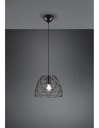 Sospensione Gabbia Nero Opaco Ø27 cm Regolabile - Trio Lighting