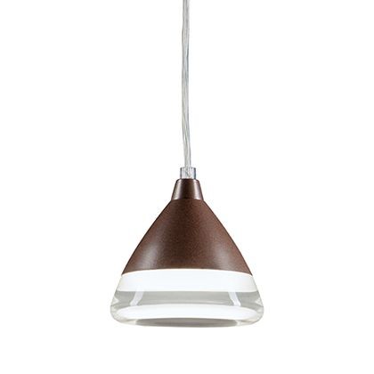 Sospensione LED 20W 4000K, Linea Graal Corten, Luce Diretta, Risparmio Energetico del 88%